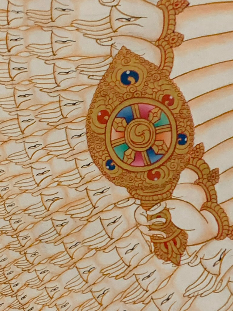 Thousand Armed Avalokiteshvara Thangka