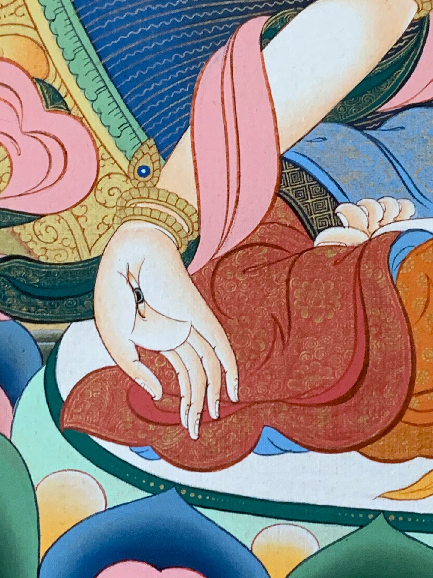 White Tara Long Life Thangka