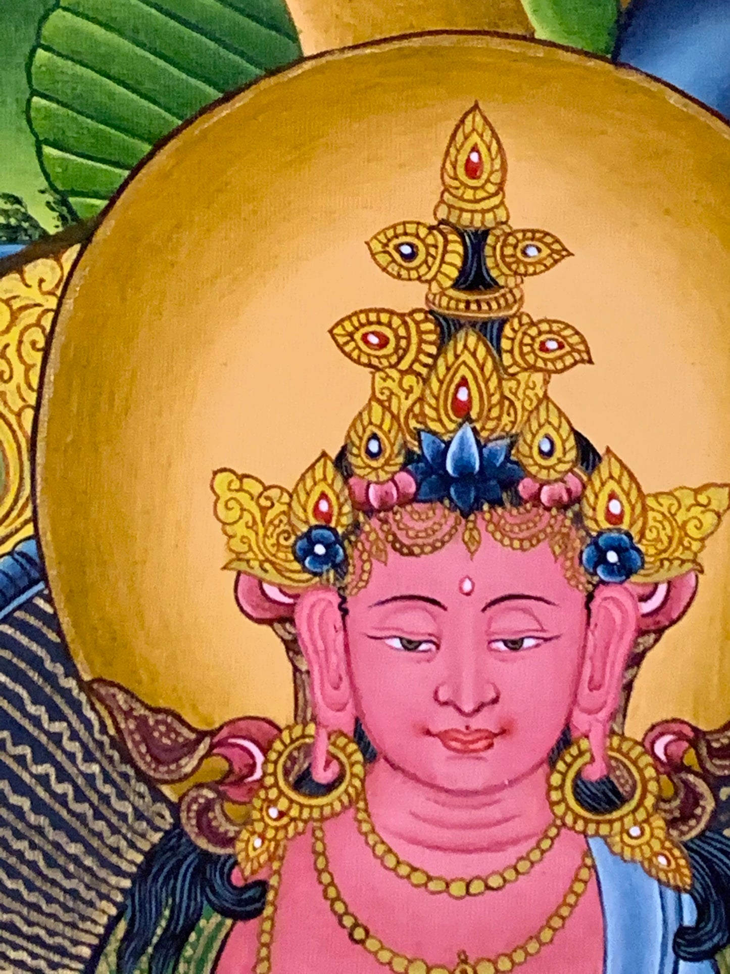 White Tara Long Life Thangka