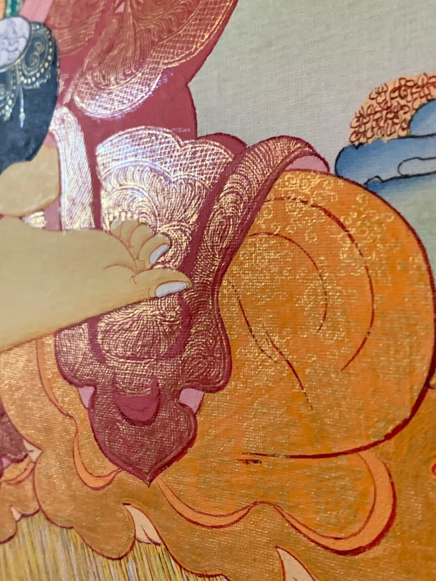 First Five Monk Teaching Thangka