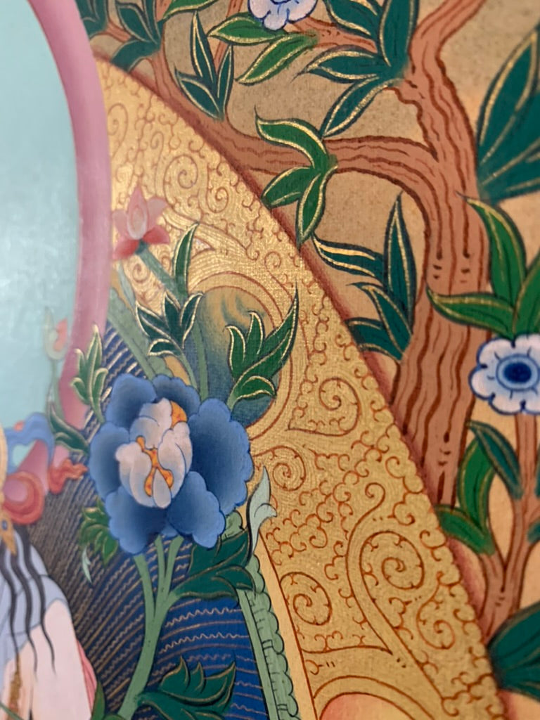 White Tara Long Life Thangka