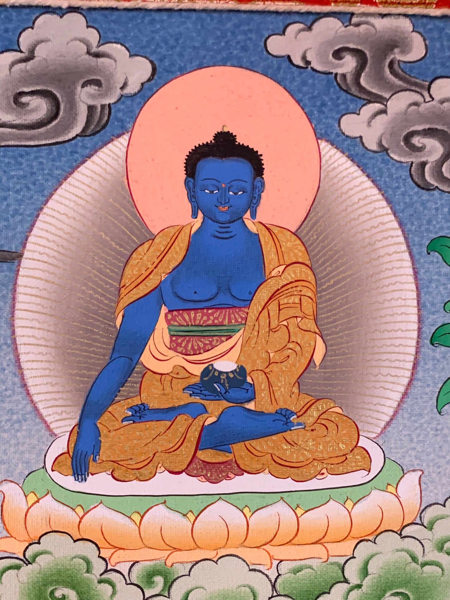 White Tara Five Dhyani Buddhas Long Life Thangka
