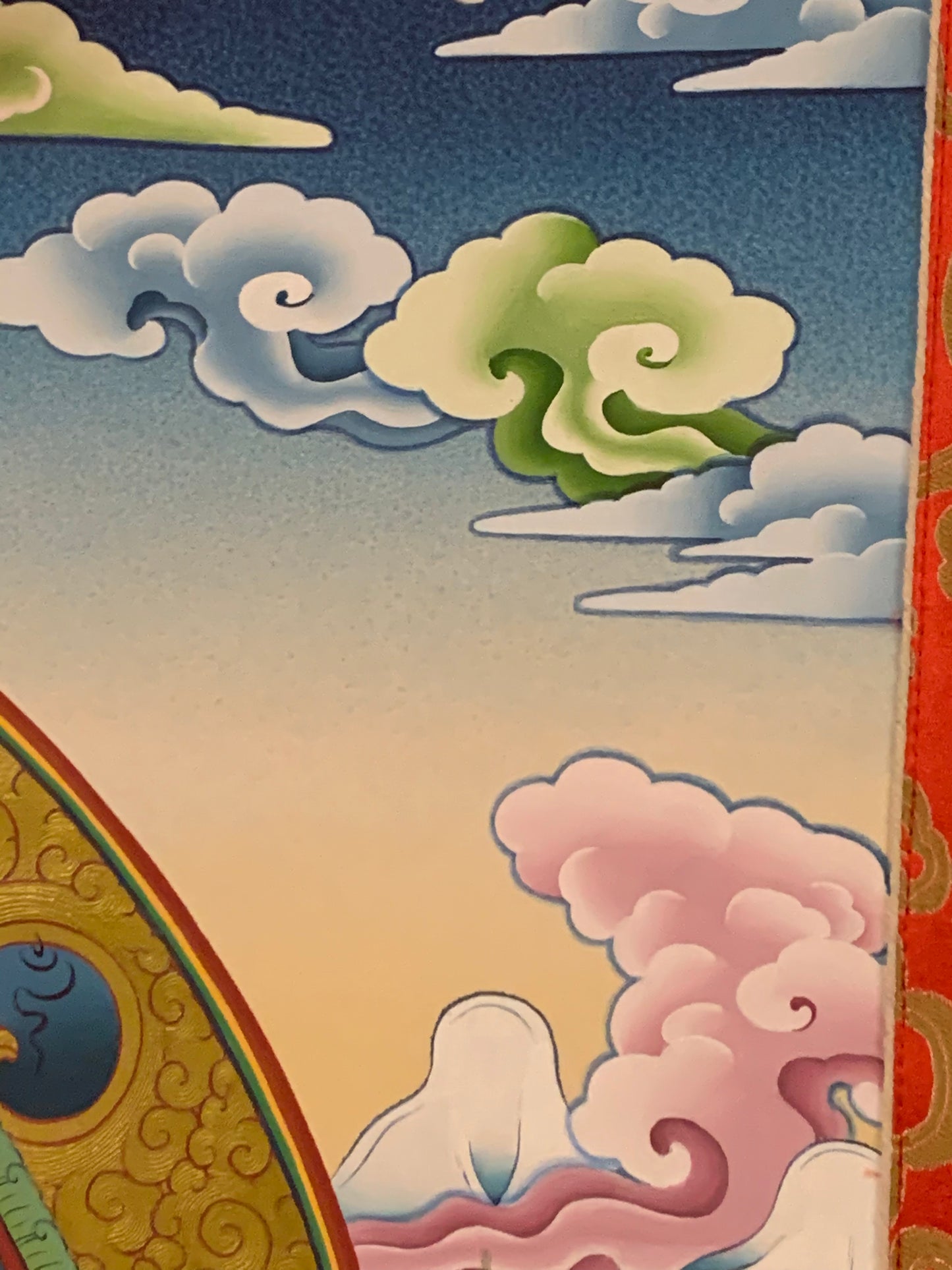 Shakyamuni With Attendants Thangka