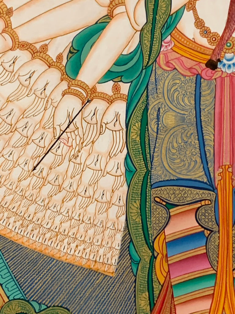 Thousand Armed Avalokiteshvara Thangka