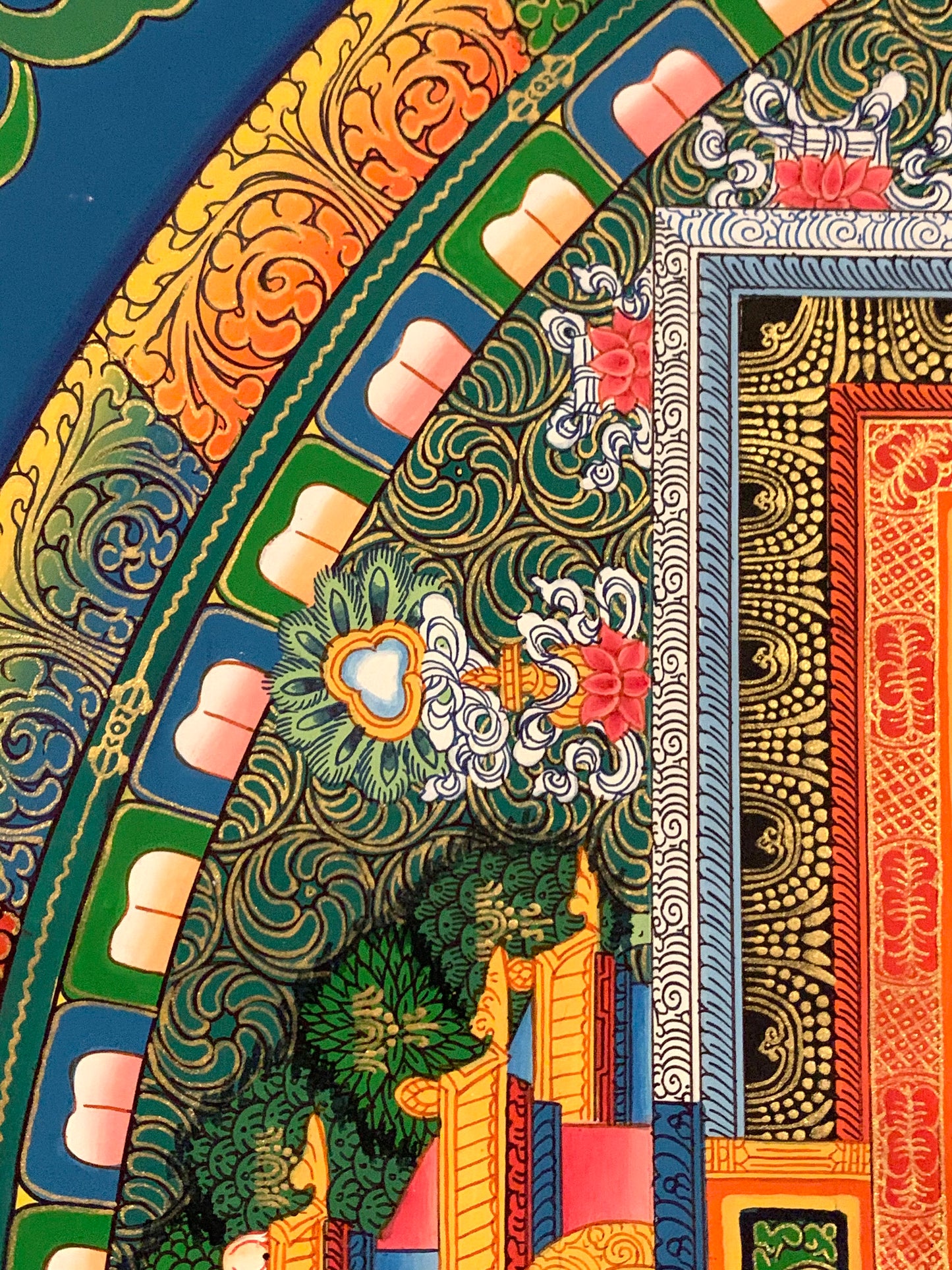 Chenrezig Compassion Mandala Thangka