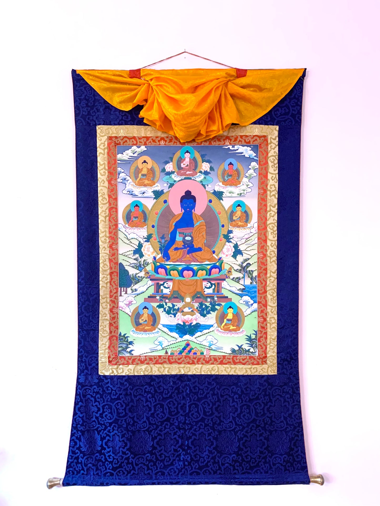 Eight Medicine Buddhas Thangka