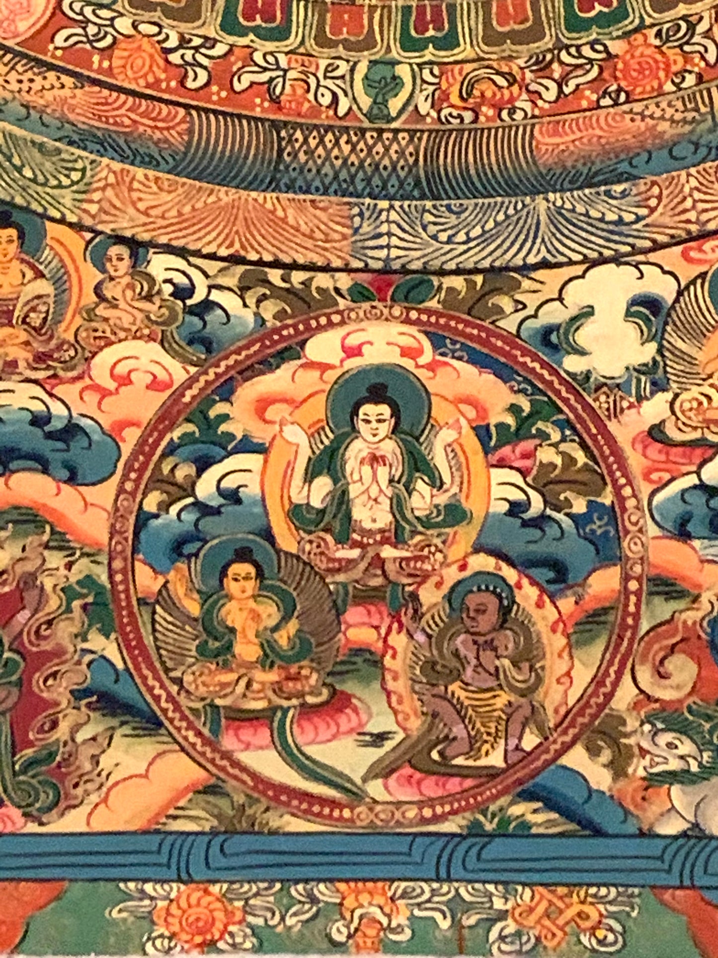Five Mandala Thangka