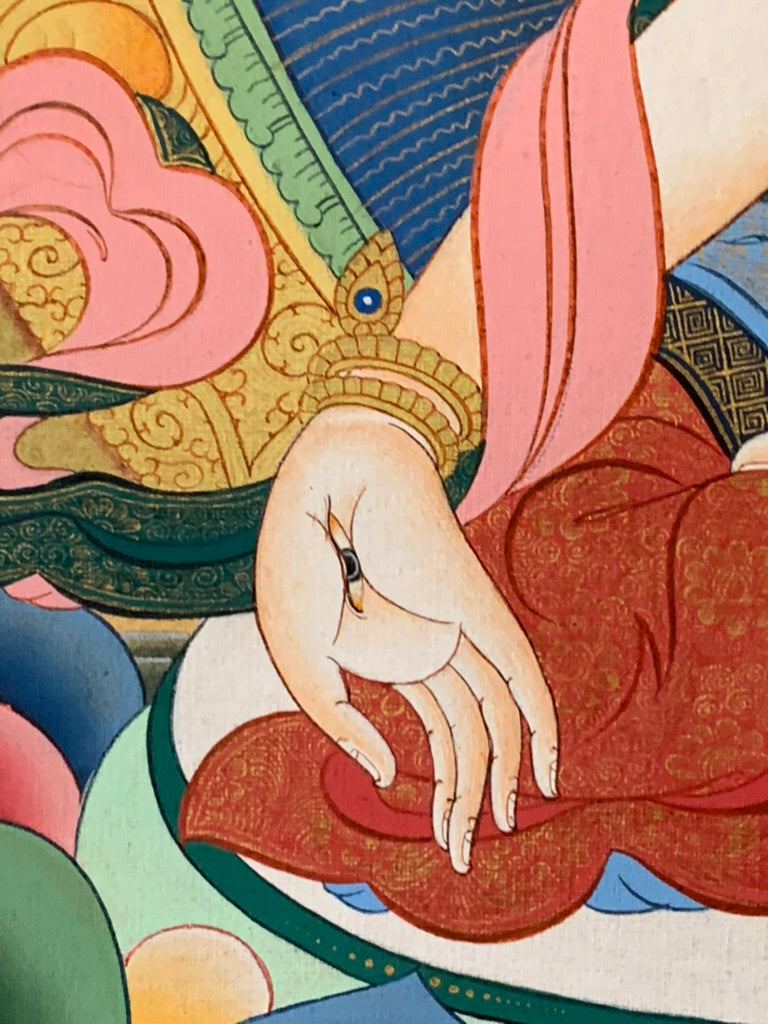 White Tara Long Life Thangka