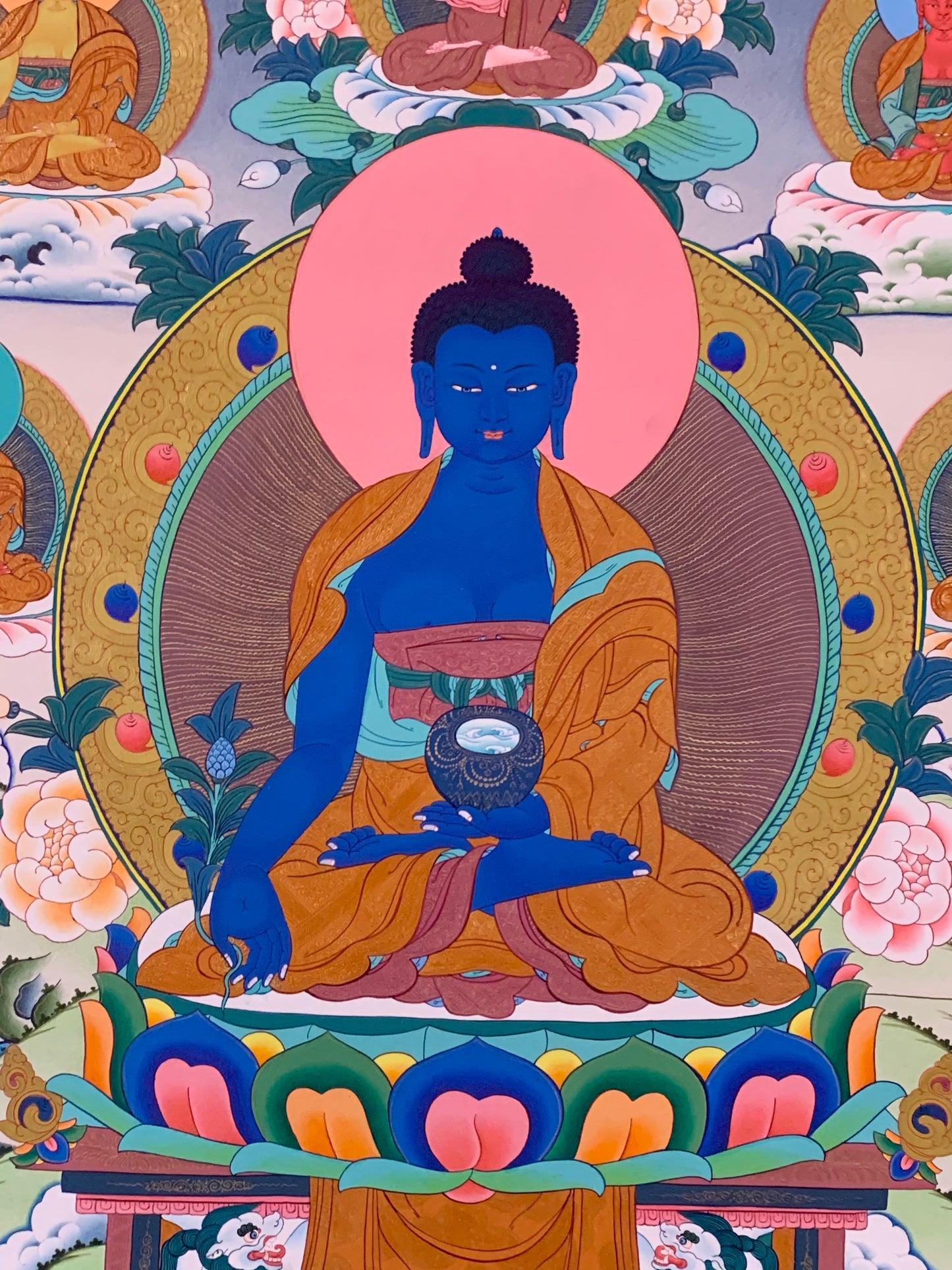 Eight Medicine Buddhas Thangka