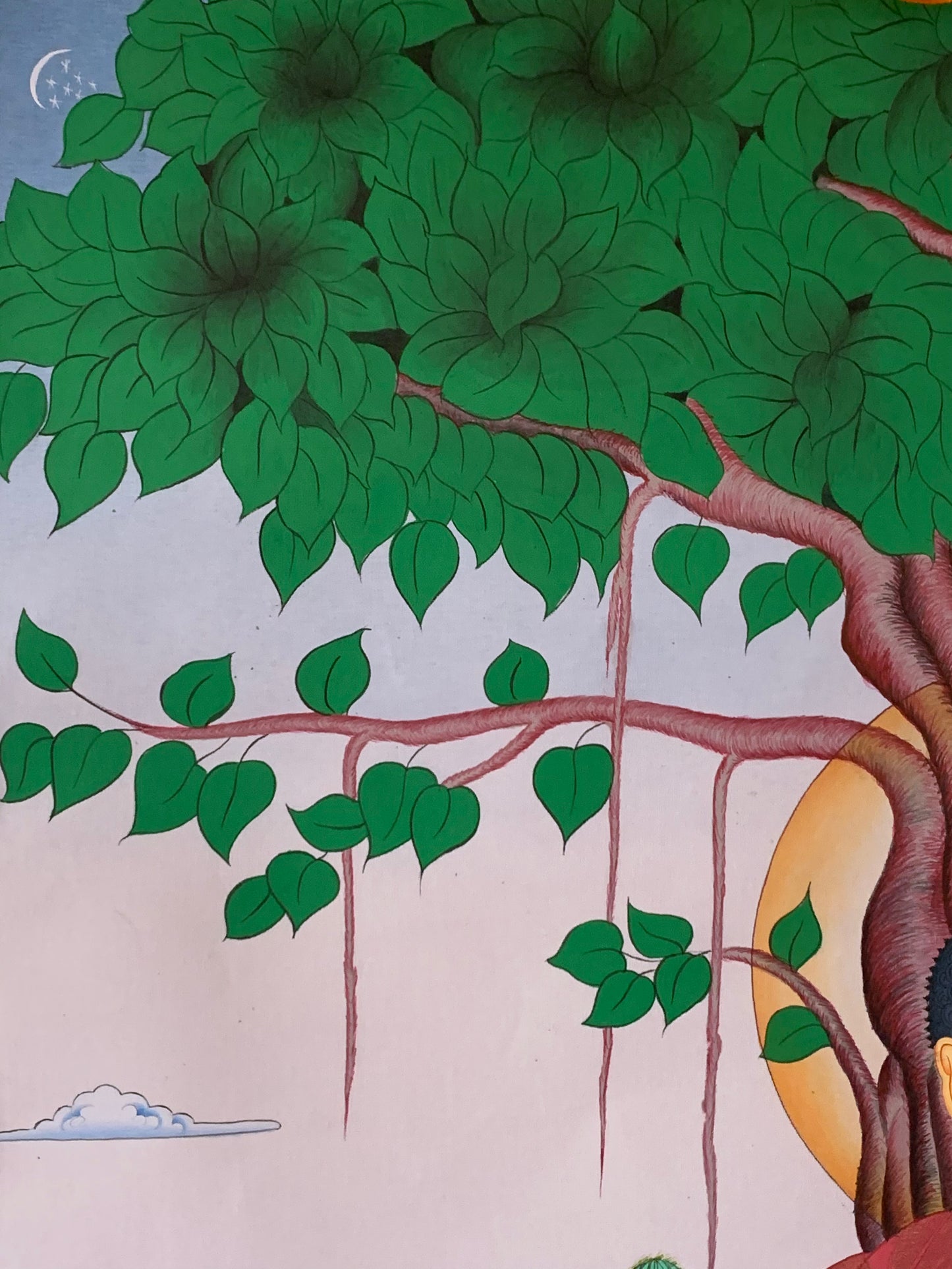 First Five Monk Teaching Thangka