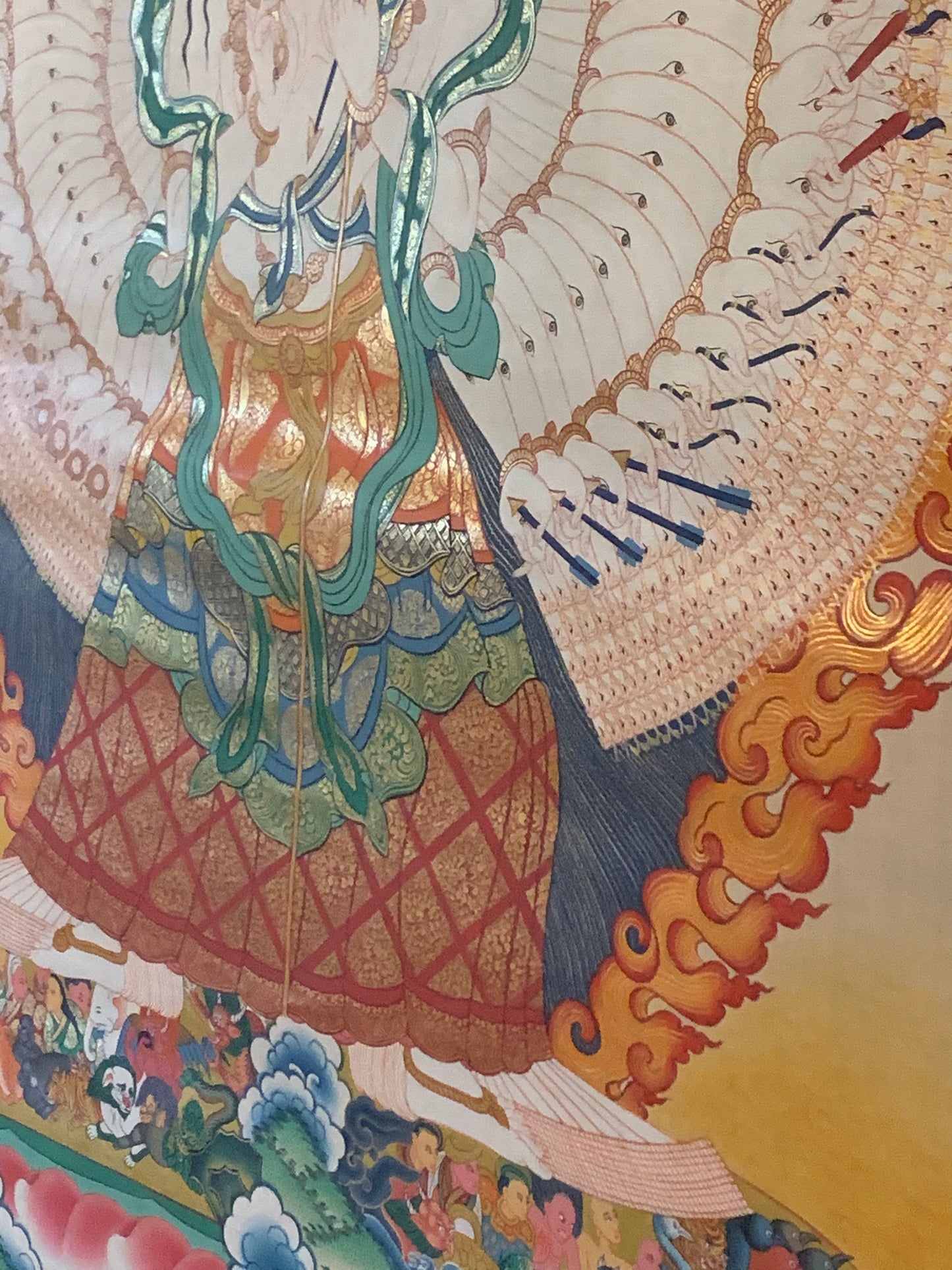 Dhukar White Umbrella Deity Thangka