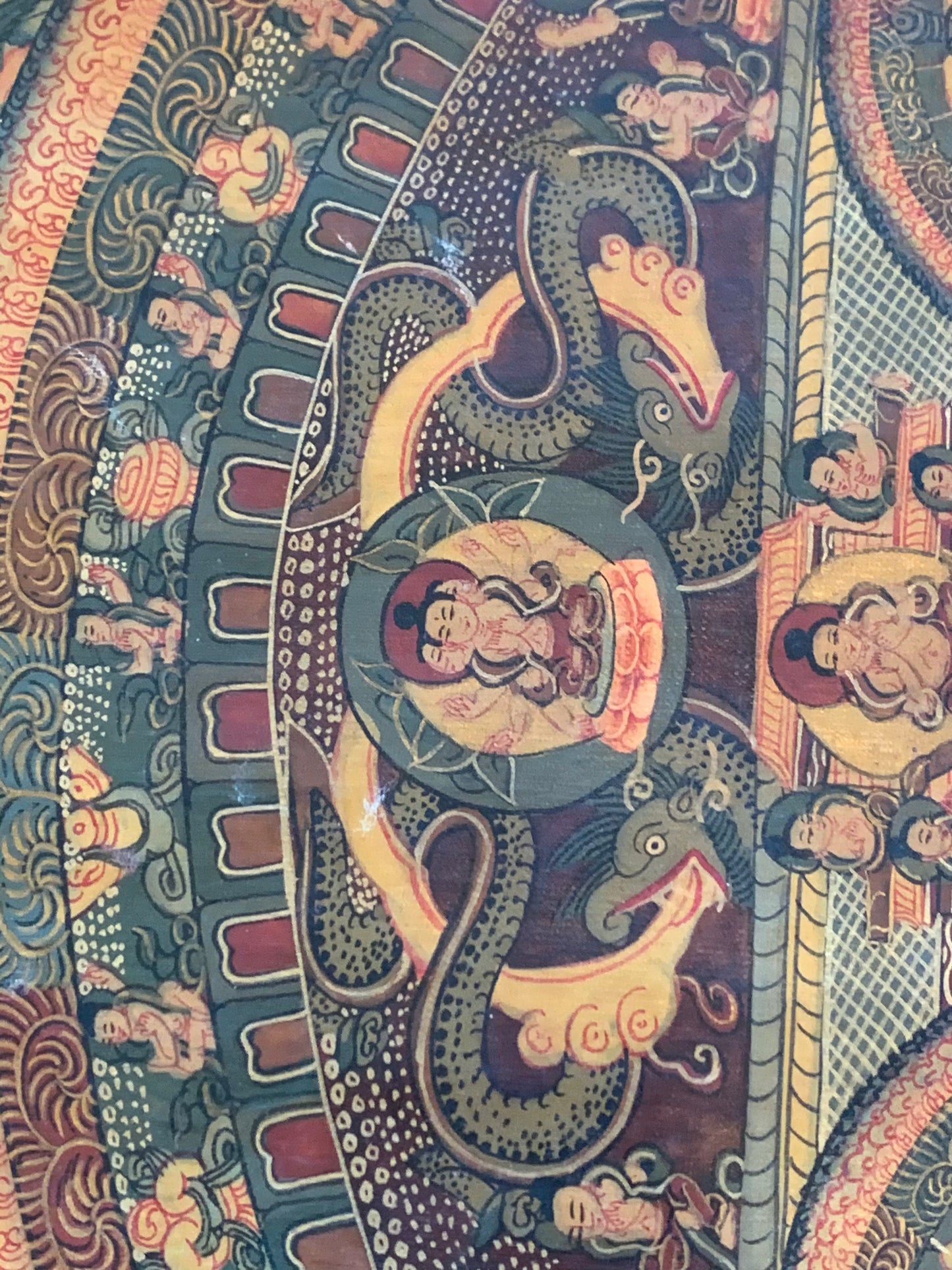 Five Buddha Mandala Unbrocaded Thangka