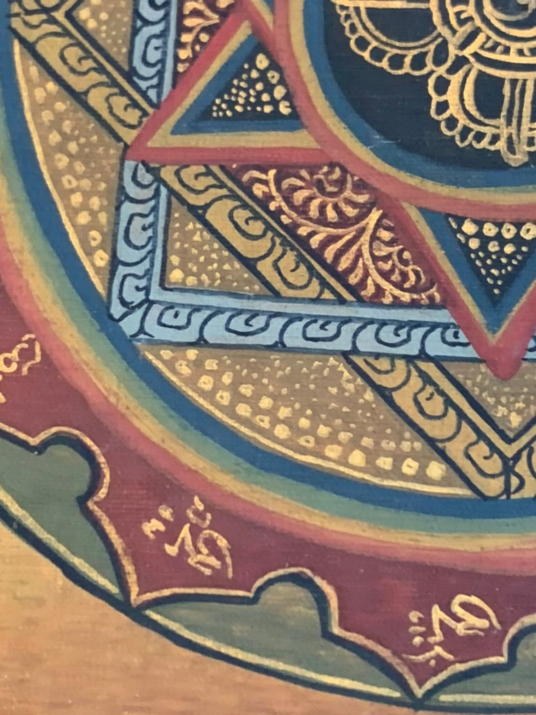 Shri Yantra Unbrocaded Thangka