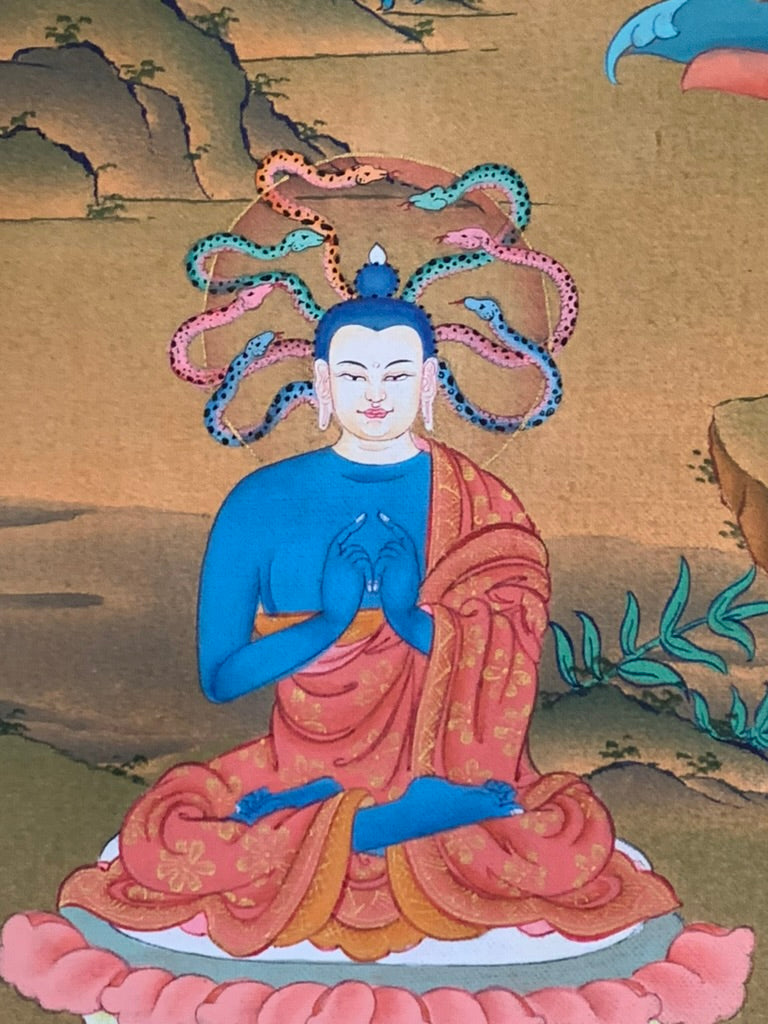 Vajrasattva Karma Gadri Thangka