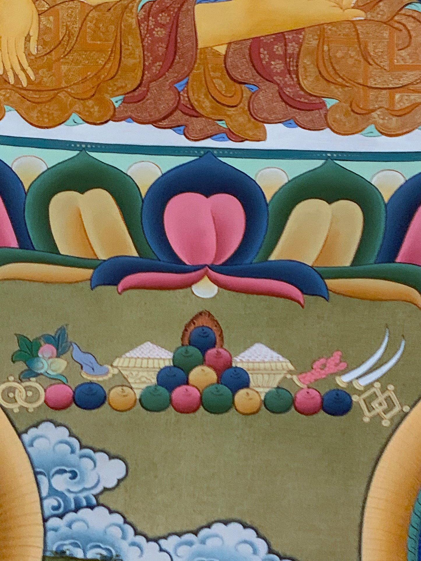Shakyamuni Three Buddha Thangka
