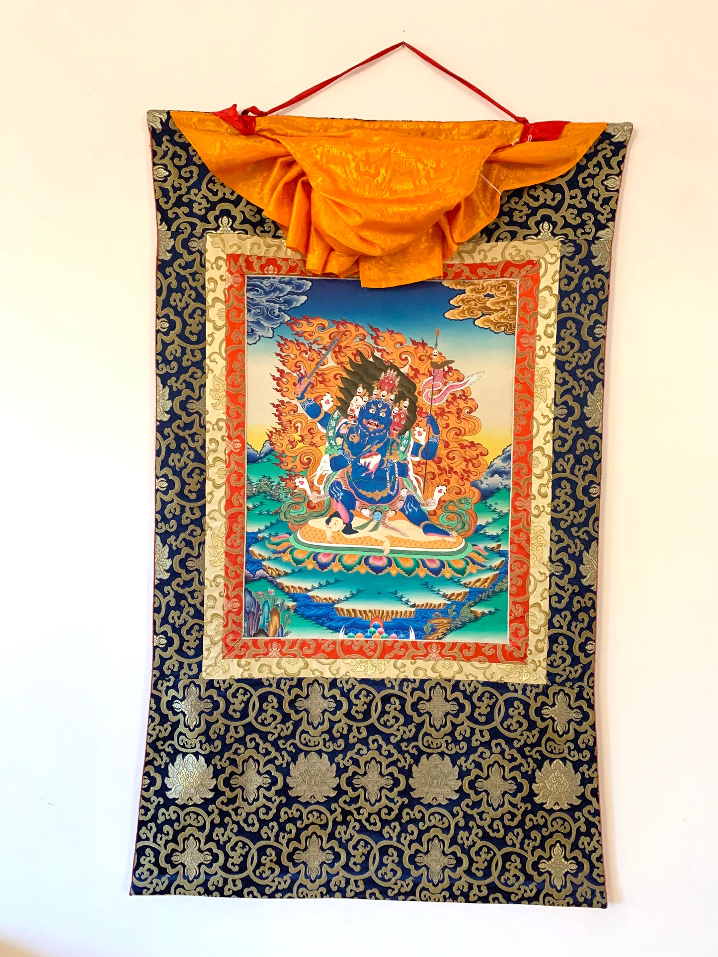 Four Faced Mahakala Thangka