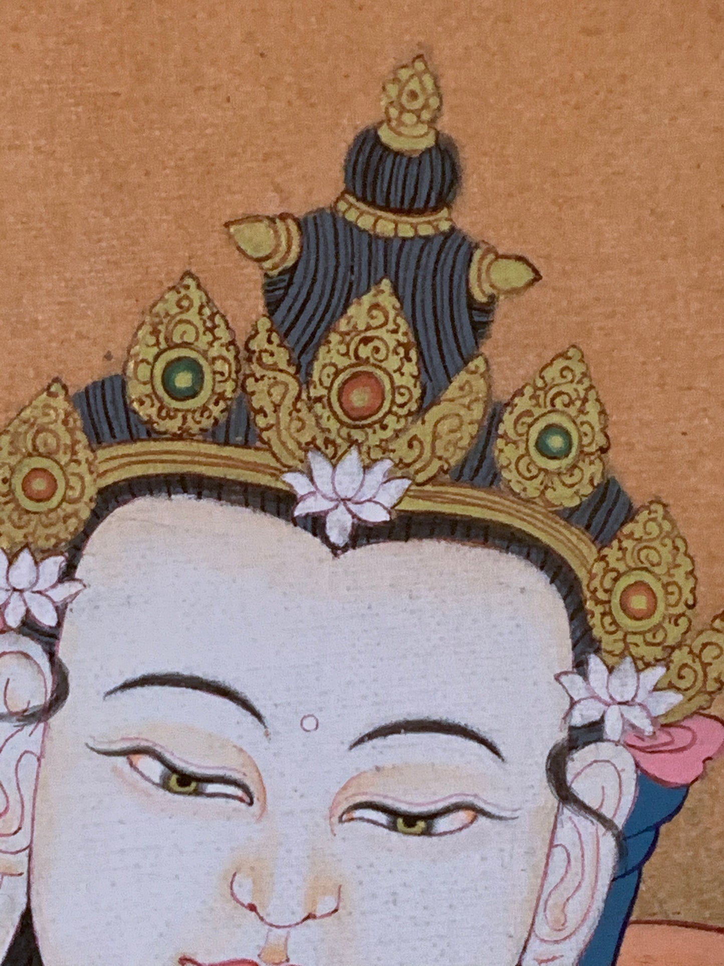 Vajrasattva Karma Gadri Thangka