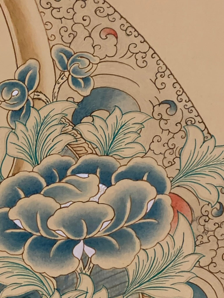 Red Tara Karma Gadri Thangka