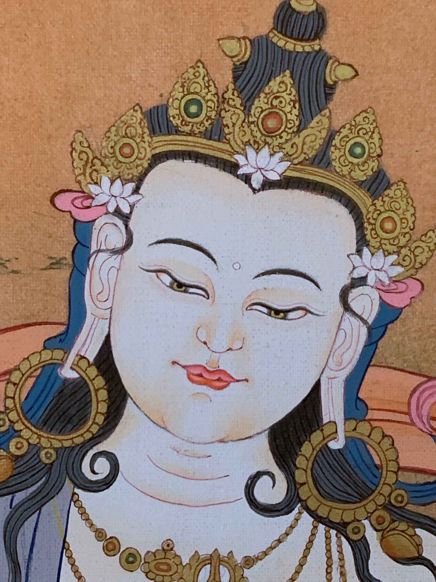 Vajrasattva Karma Gadri Thangka