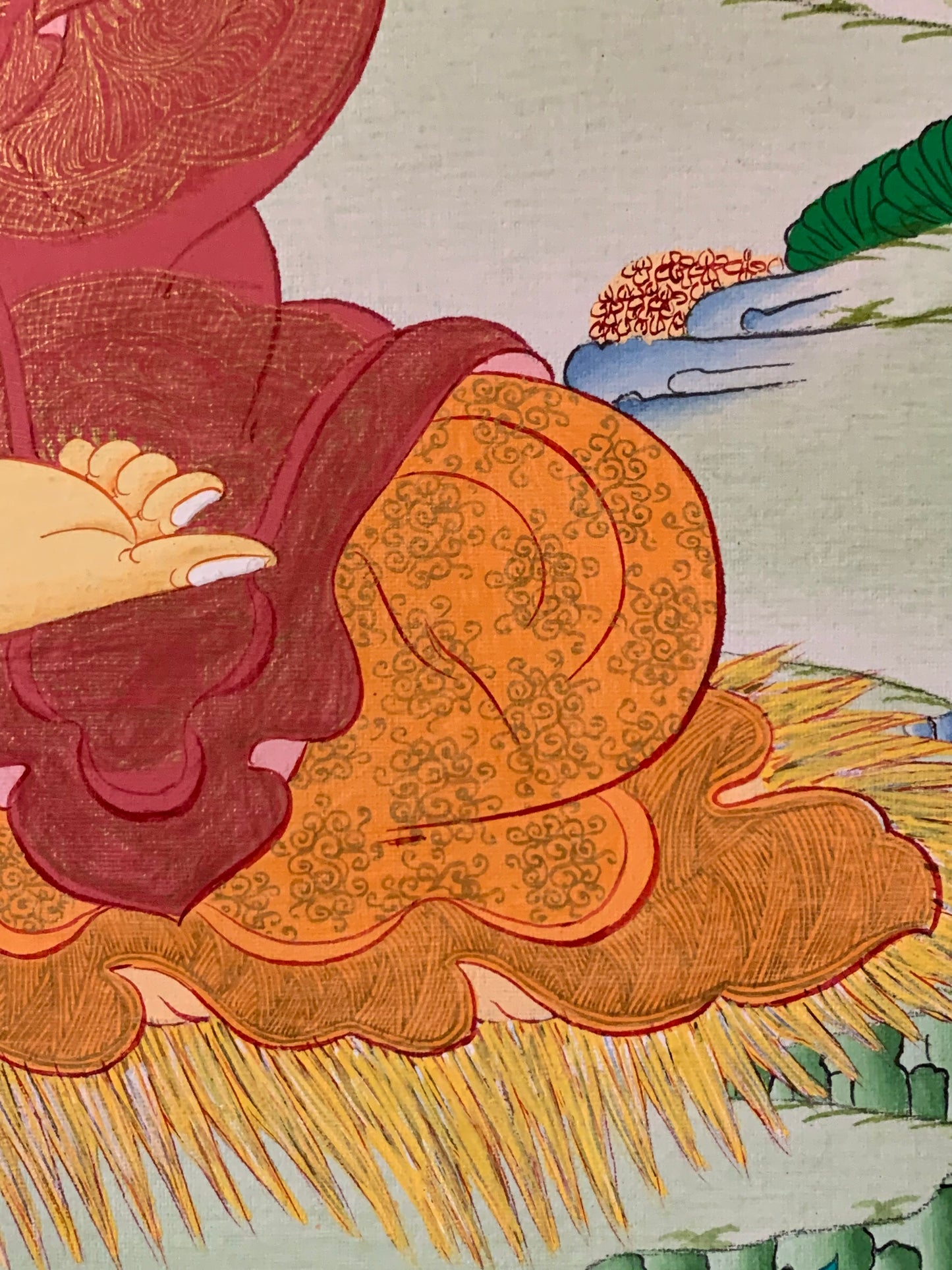 First Five Monk Teaching Thangka