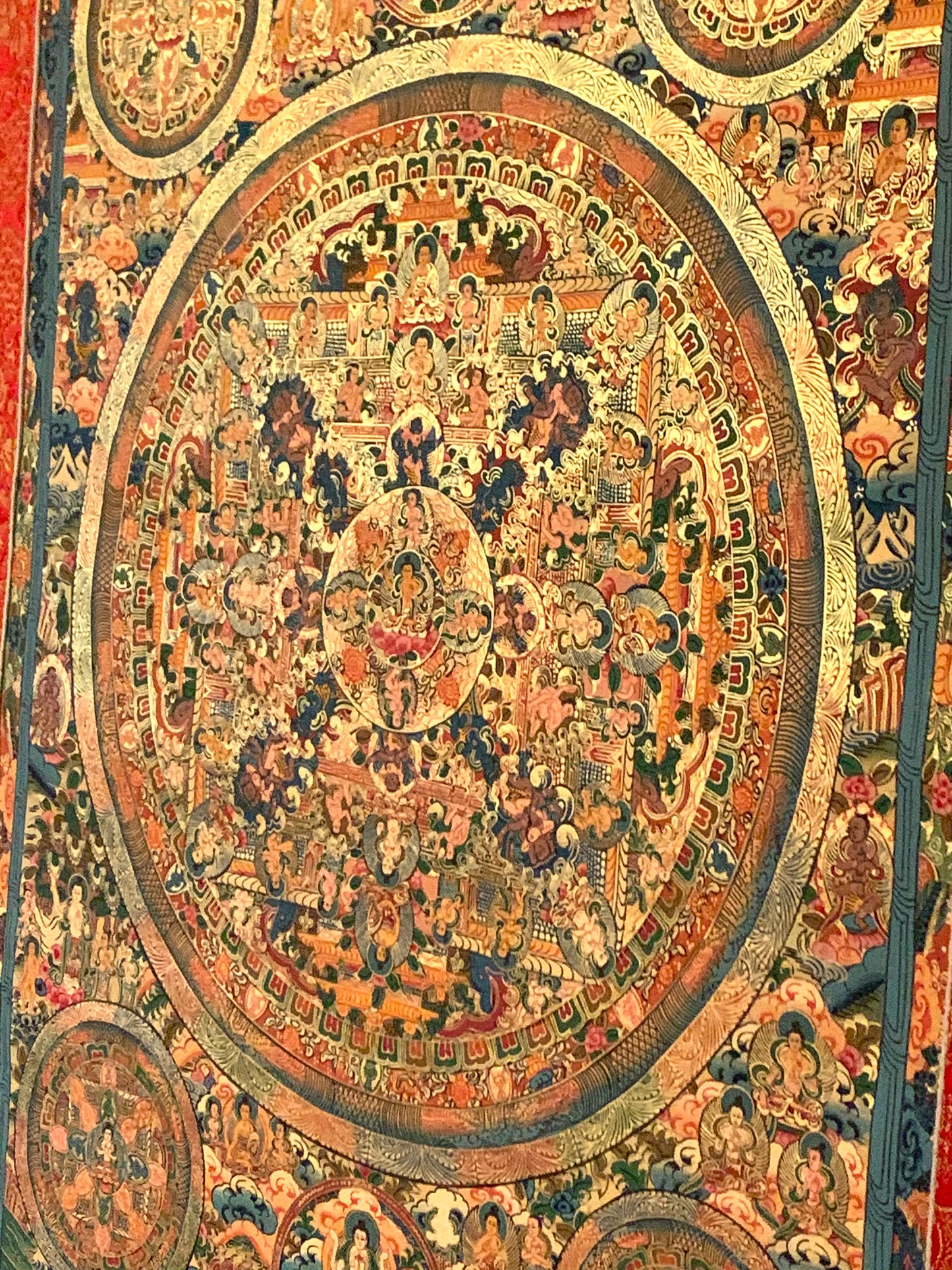 Five Mandala Thangka