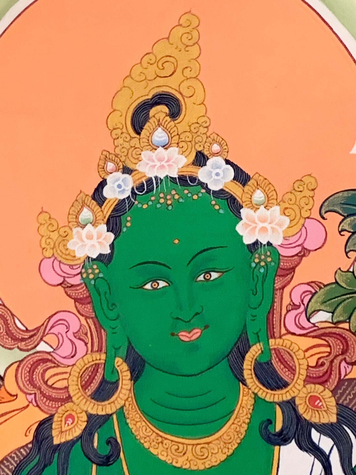 Green Tara Thangka