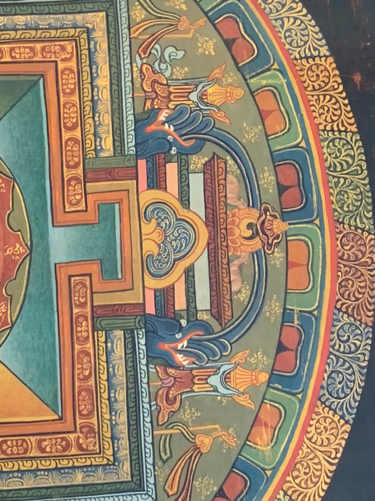 Shri Yantra Unbrocaded Thangka