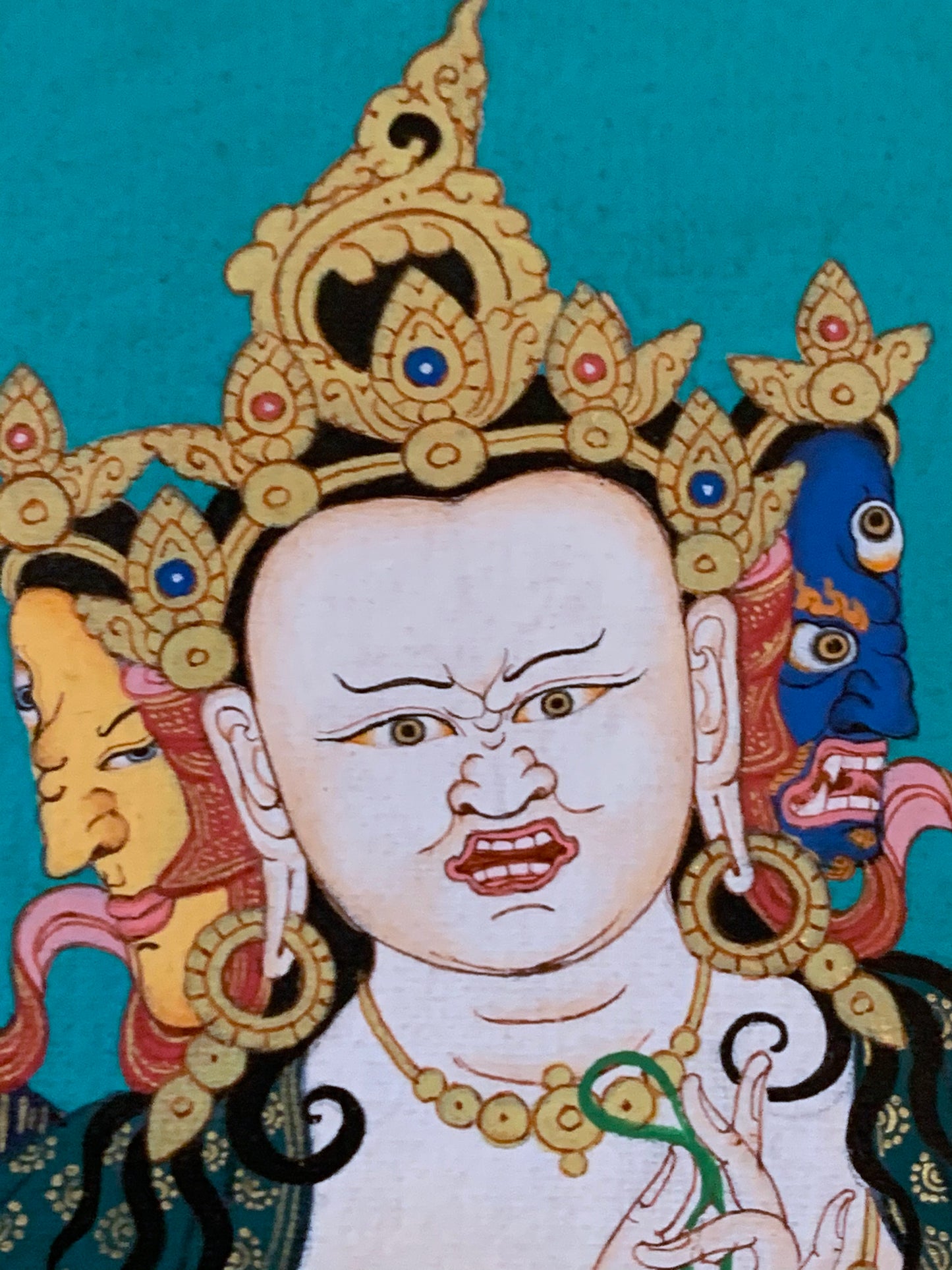 White Tara Long Life Thangka