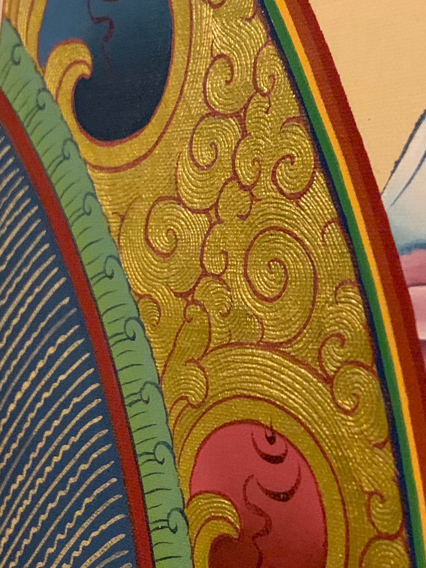 Shakyamuni With Attendants Thangka