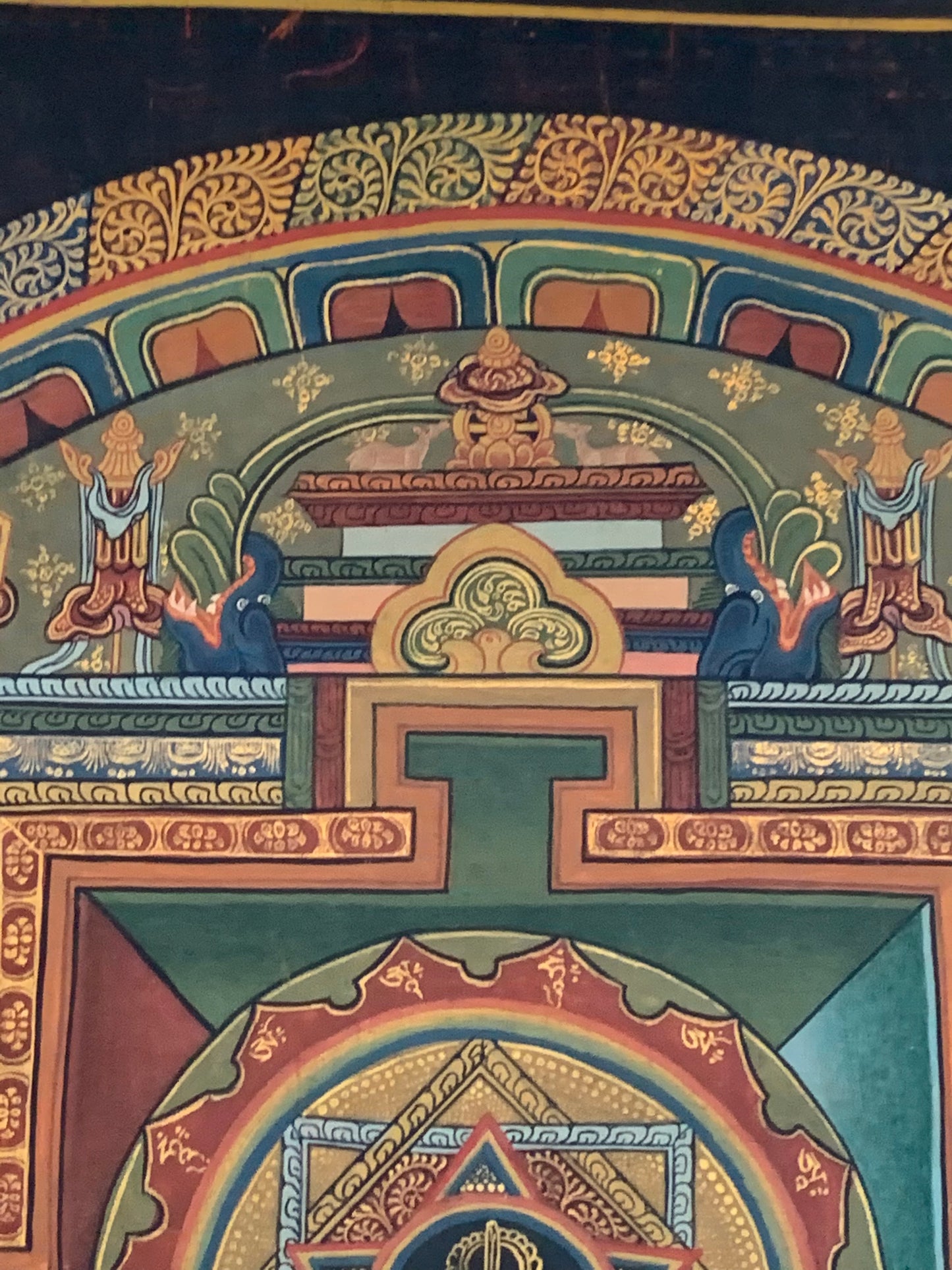 Shri Yantra Unbrocaded Thangka