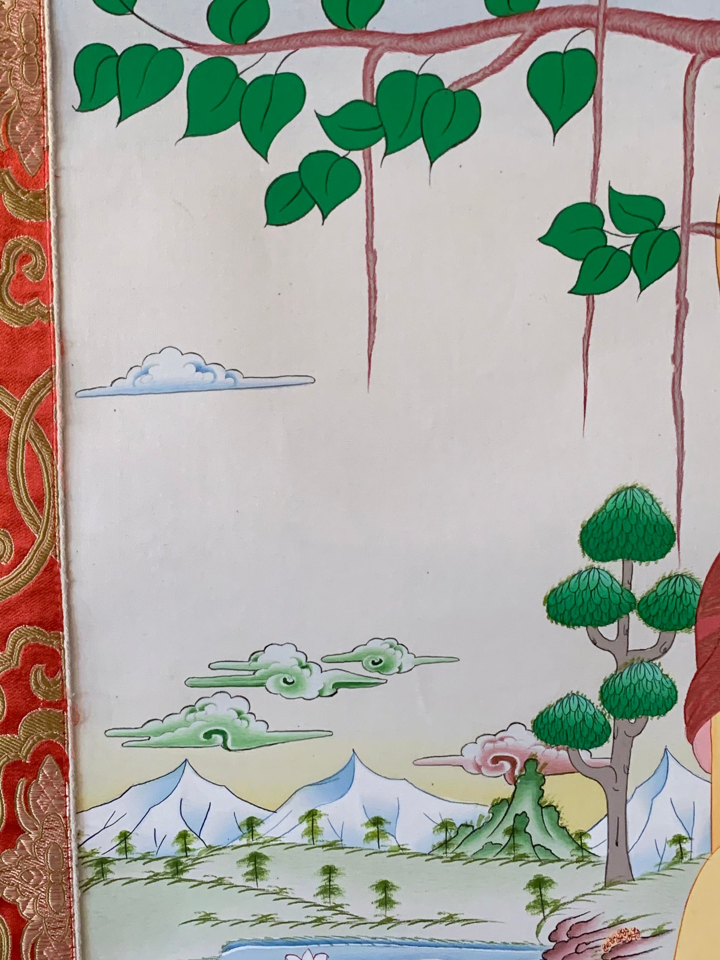 First Five Monk Teaching Thangka