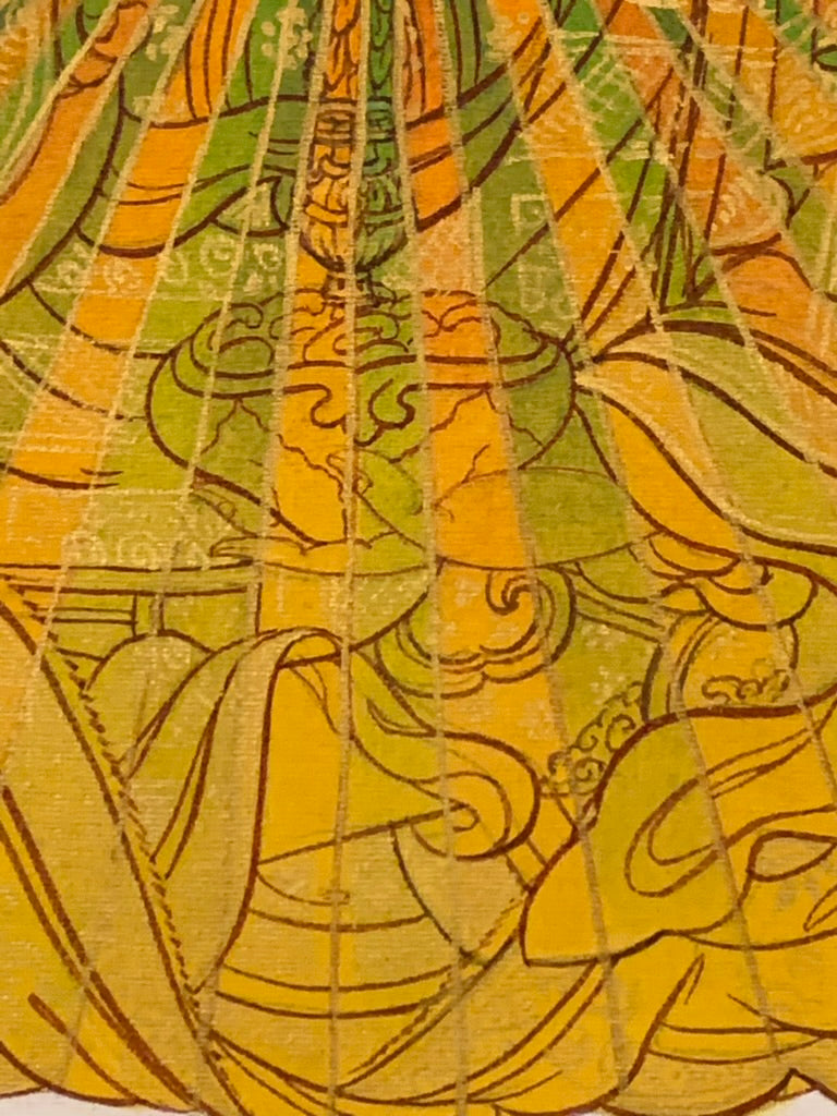 Rainbow Body Guru Rinpoche Karma Gadri Thangka