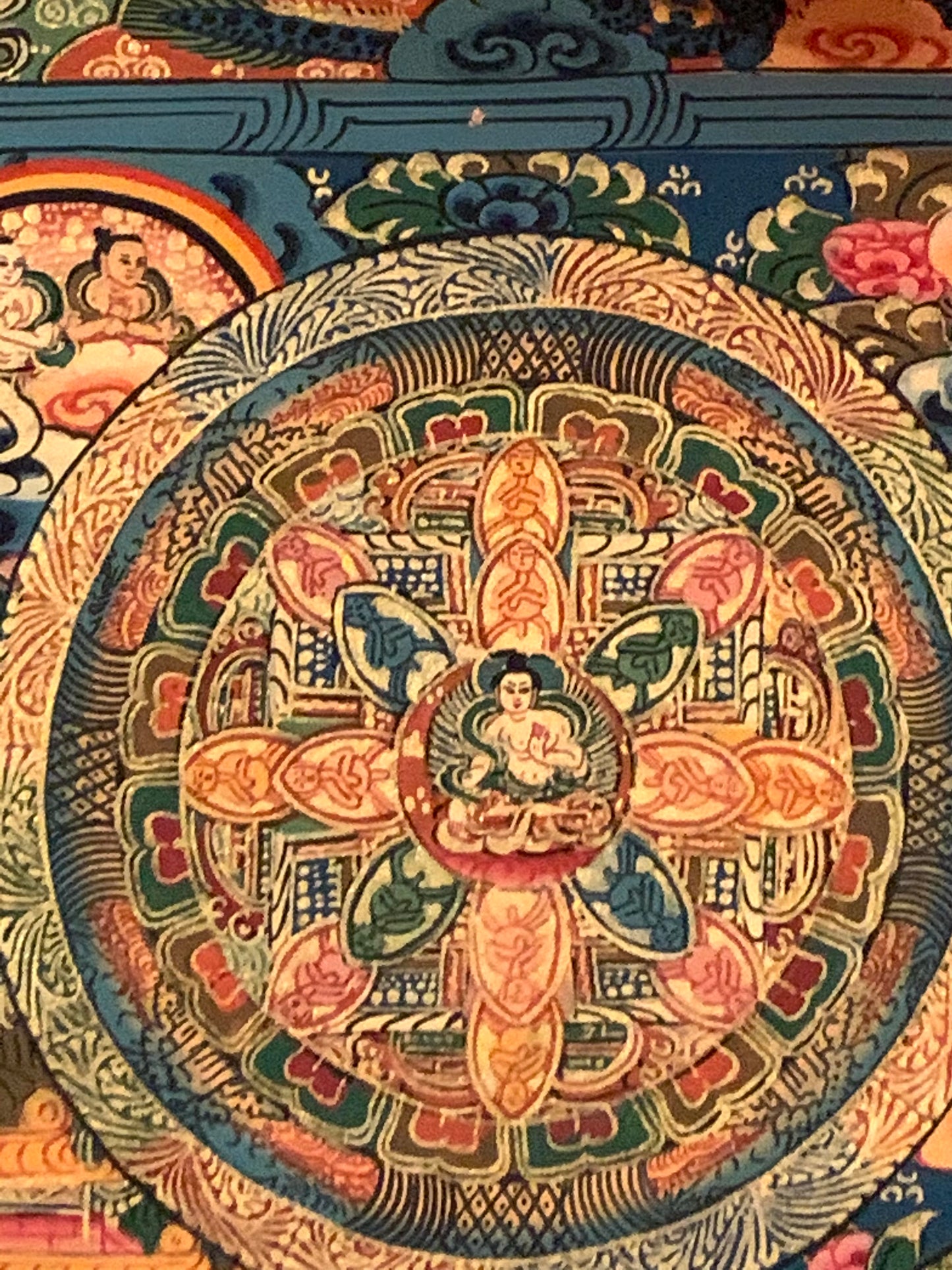 Five Mandala Thangka