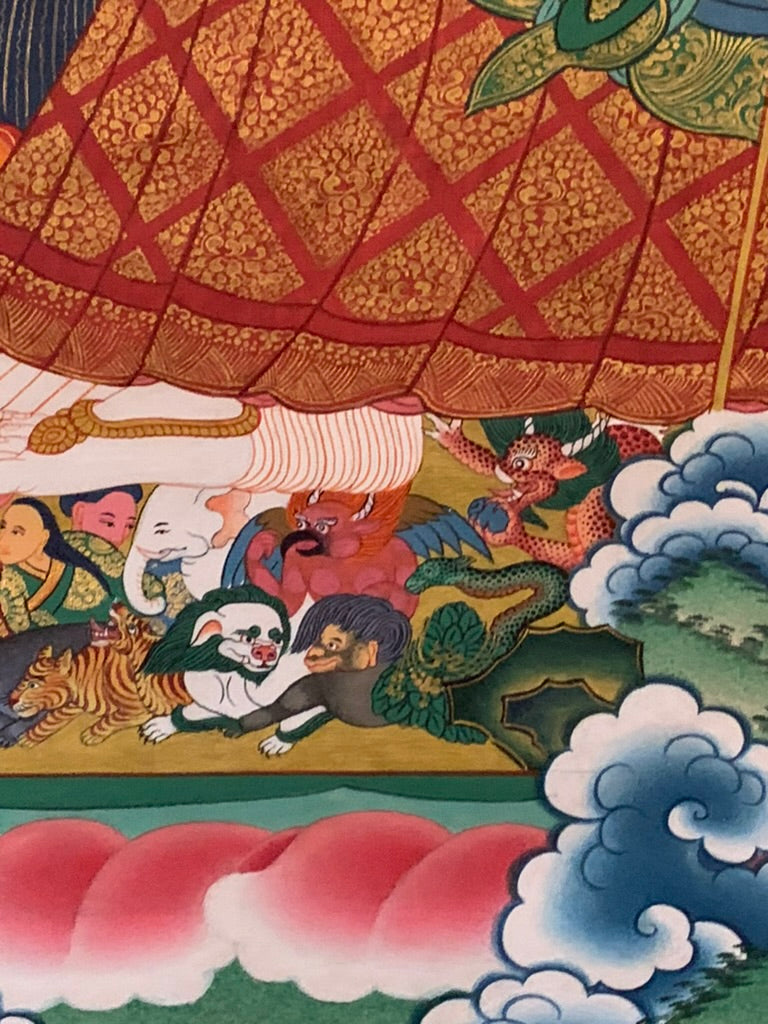 Dhukar White Umbrella Deity Thangka