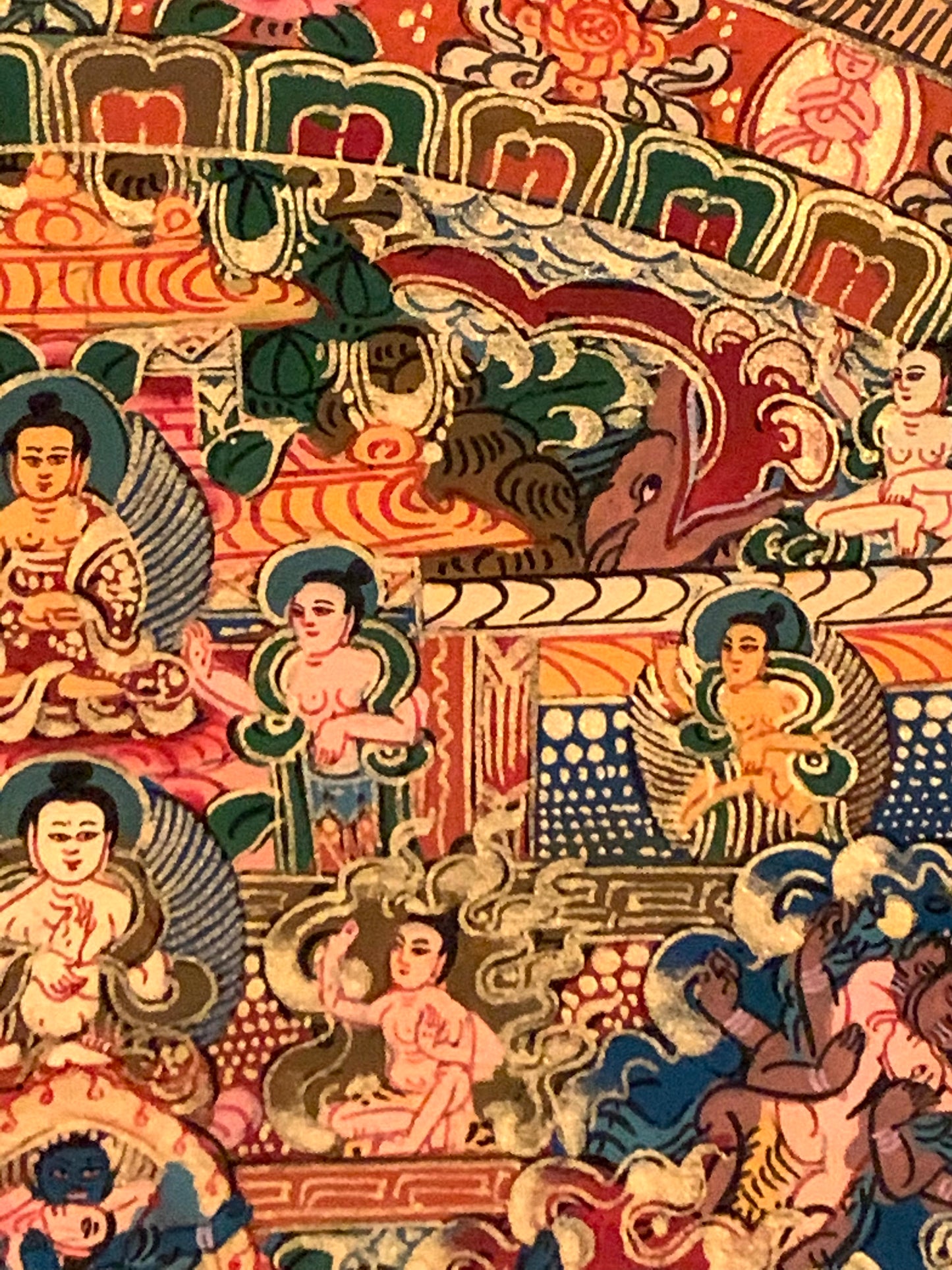 Five Mandala Thangka