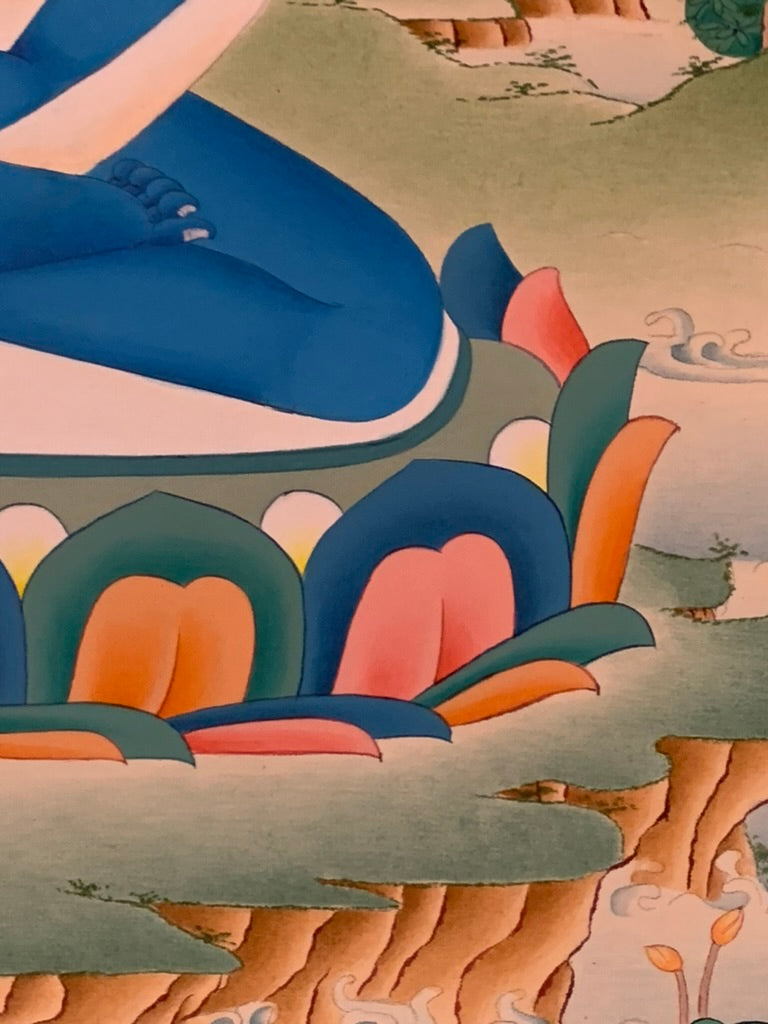 Samantabhadra With Consort Karma Gadri Thangka