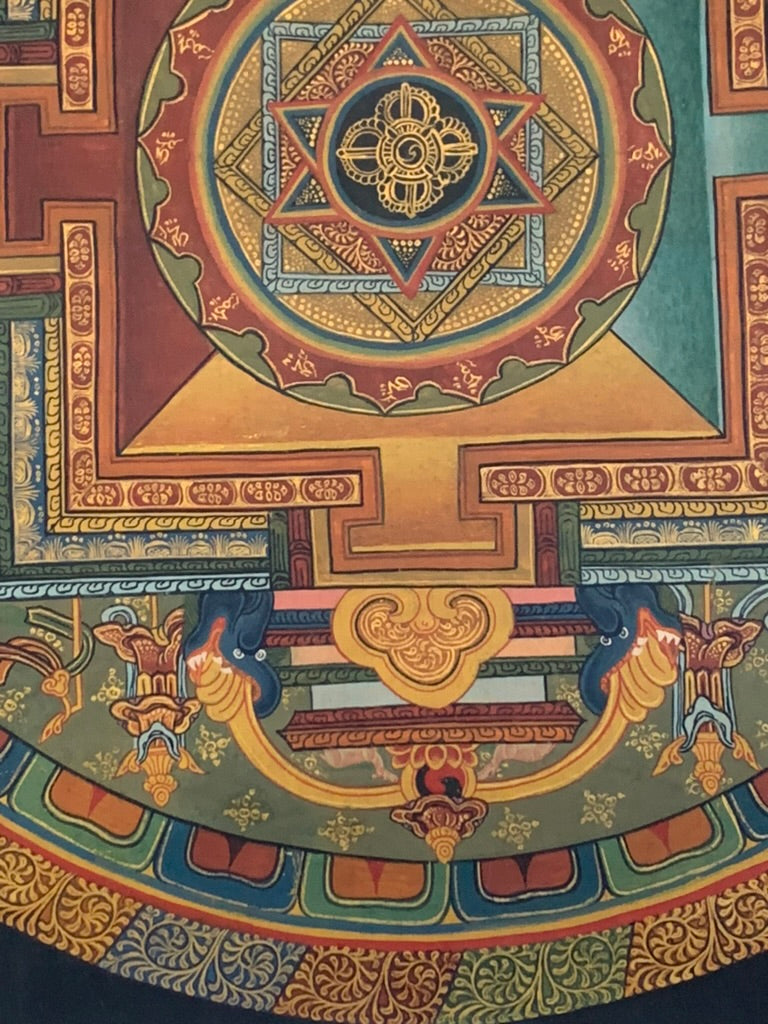 Shri Yantra Unbrocaded Thangka