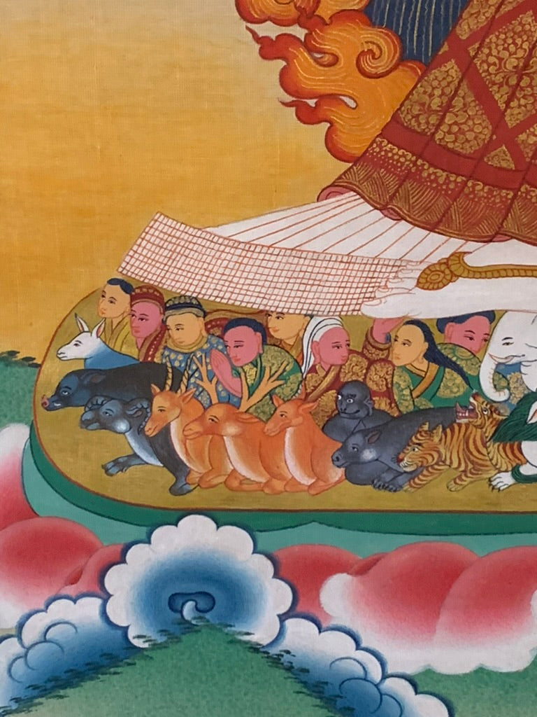 Dhukar White Umbrella Deity Thangka