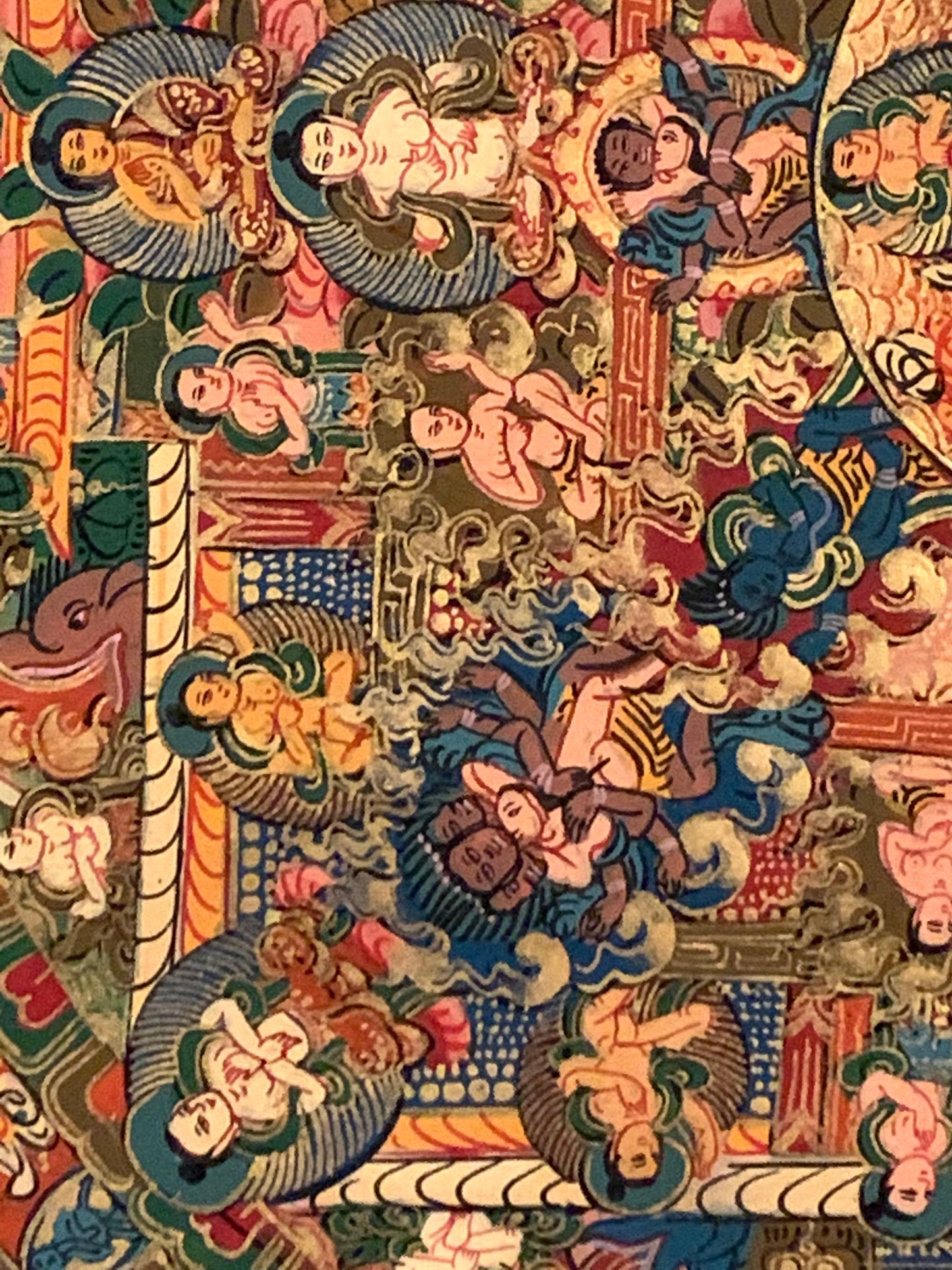 Five Mandala Thangka