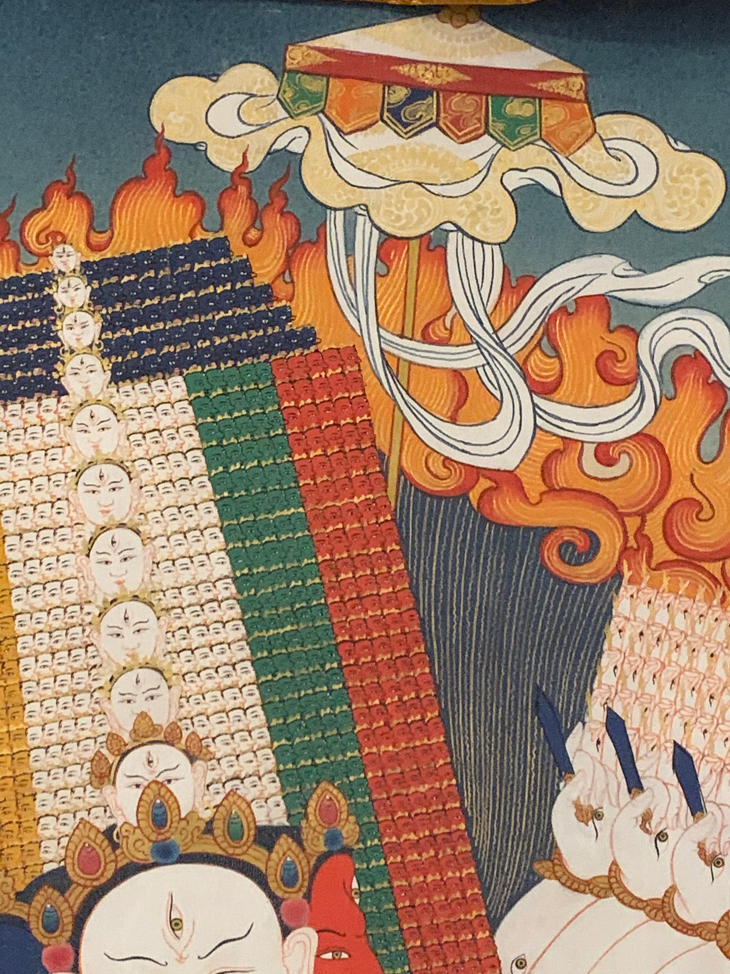 Dhukar White Umbrella Deity Thangka