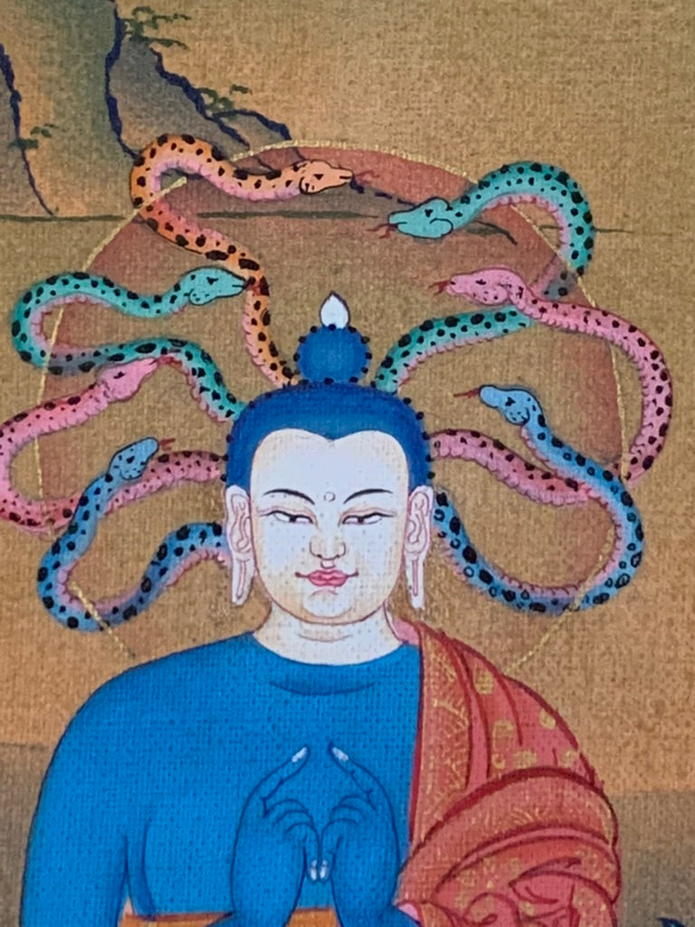 Vajrasattva Karma Gadri Thangka