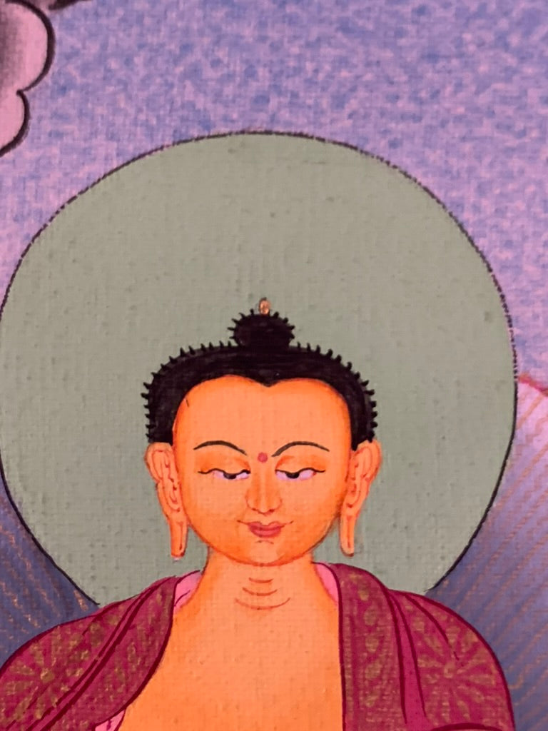 White Tara Five Dhyani Buddhas Long Life Thangka