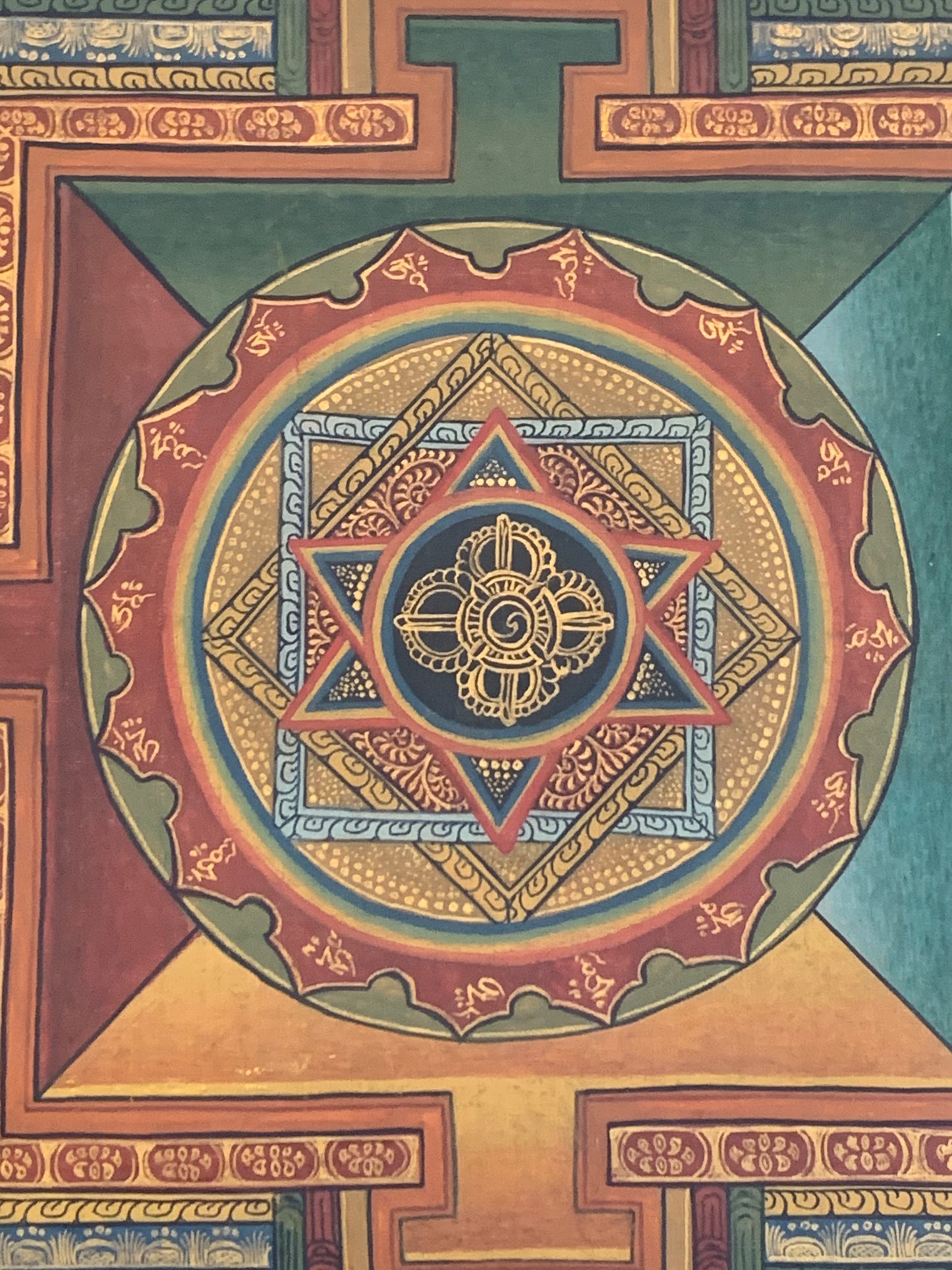 Shri Yantra Unbrocaded Thangka