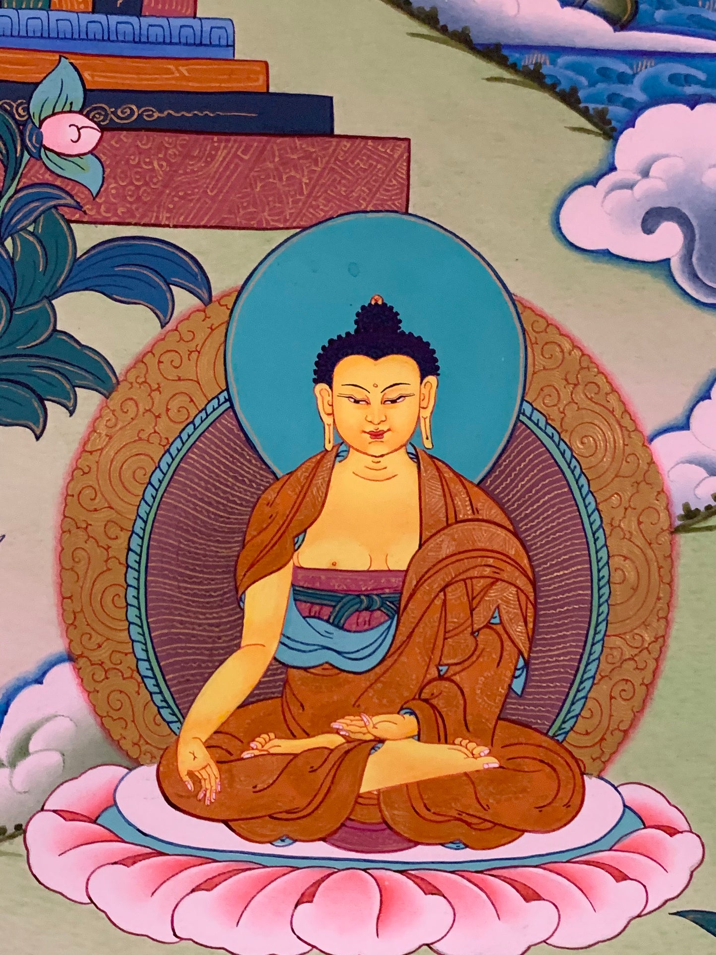 Eight Medicine Buddhas Thangka