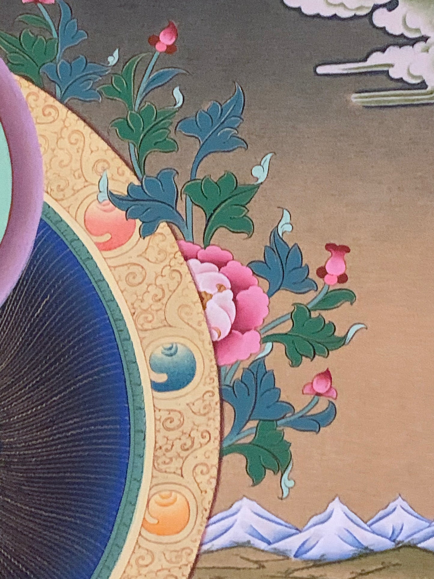 Shakyamuni Three Buddha Thangka