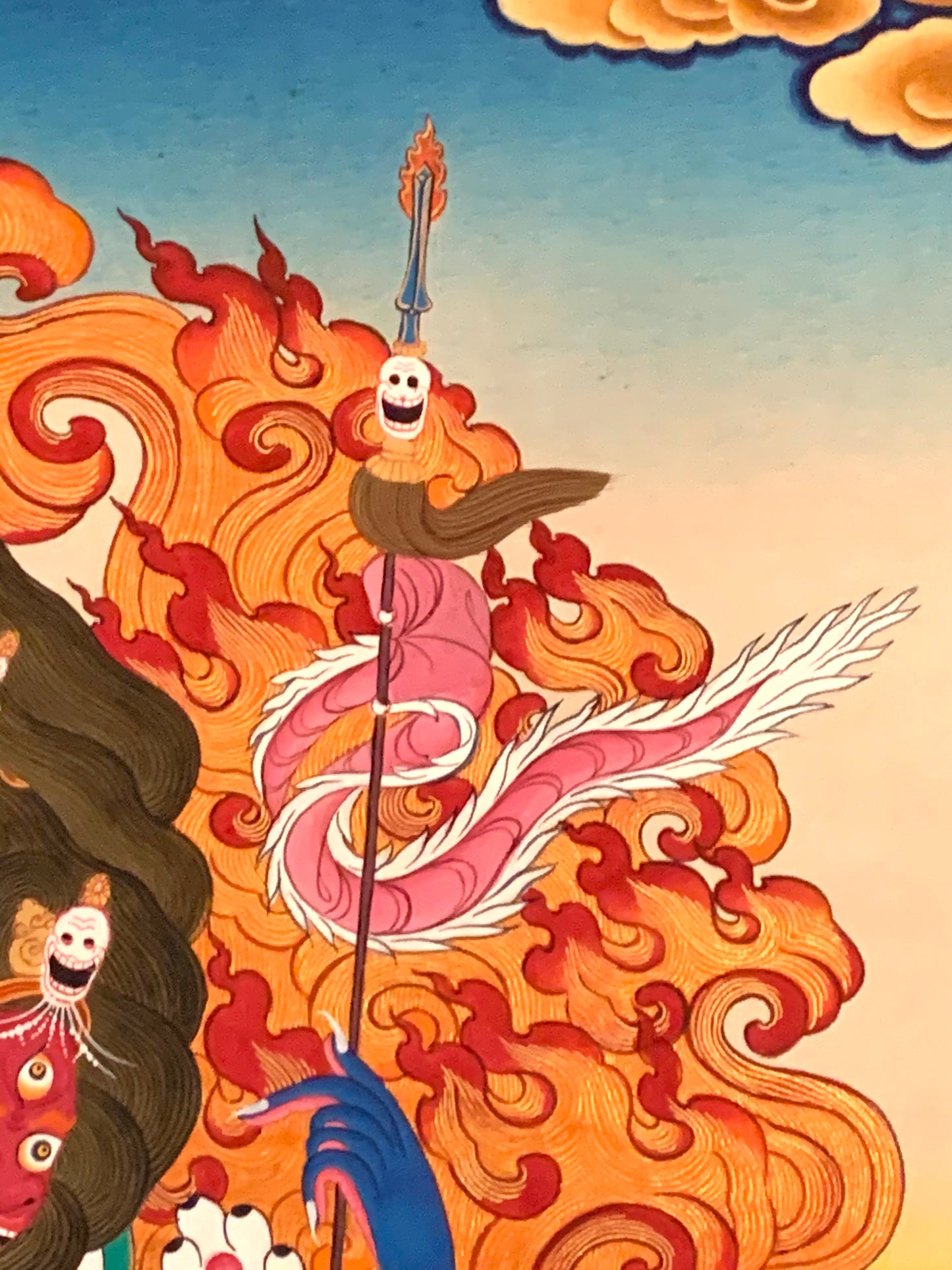 Four Faced Mahakala Thangka