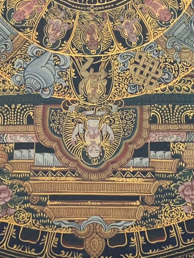 Avalokiteshvara Mandala Unbrocaded Thangka