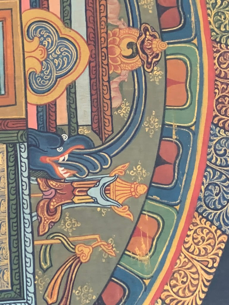 Shri Yantra Unbrocaded Thangka