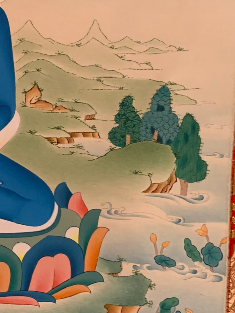 Samantabhadra With Consort Karma Gadri Thangka