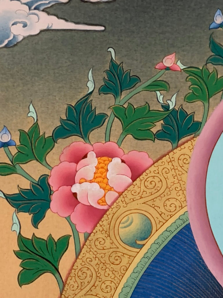 White Tara Long Life Thangka